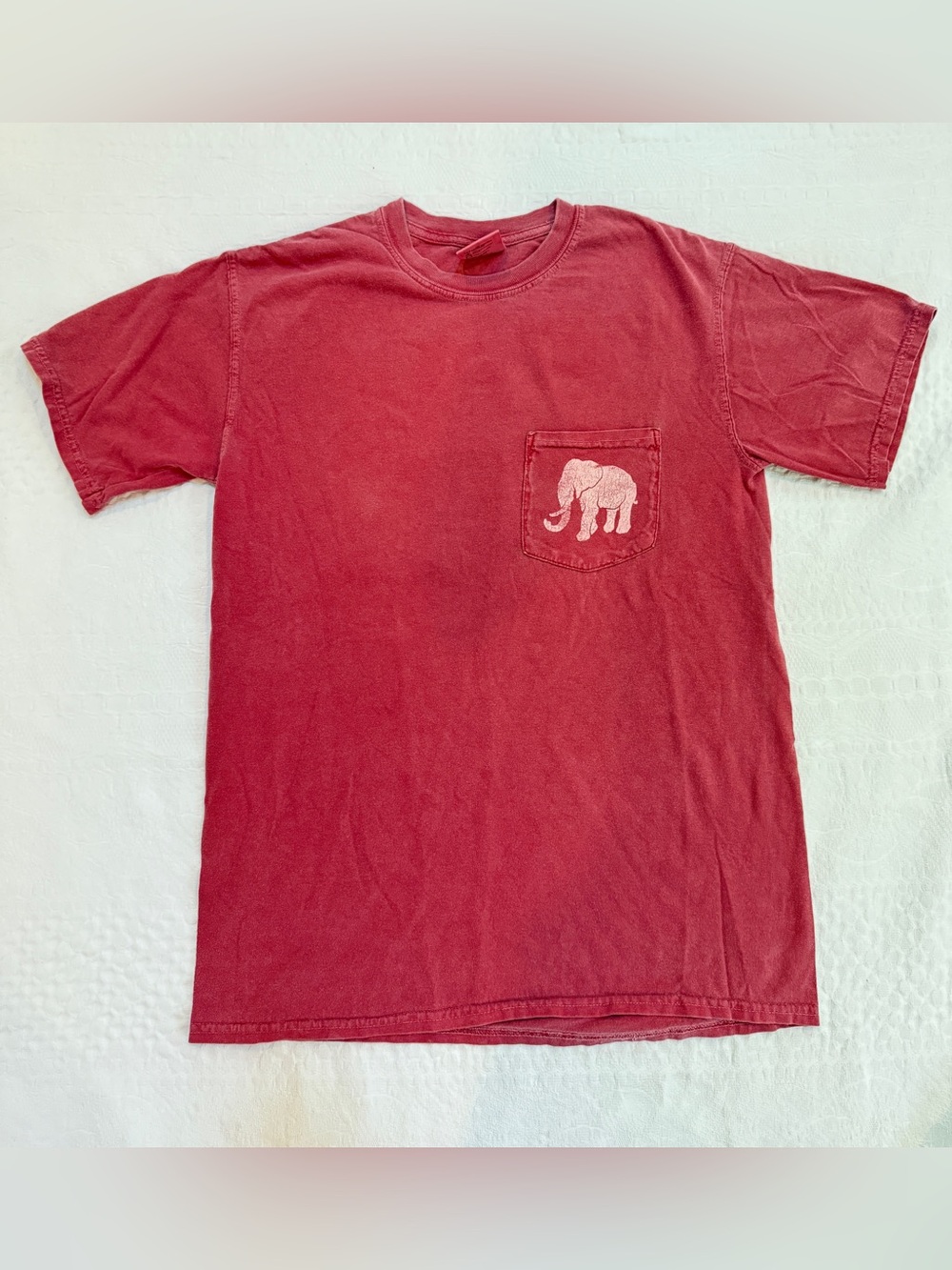 Alabama Crimson Tide Comfort Colors Tee Shirt Size Small Roll Tide Red